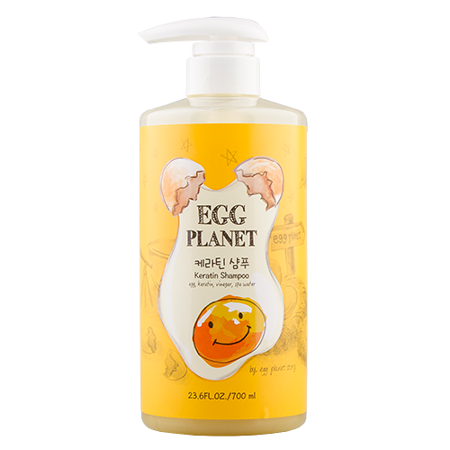 Шампунь для волос `EGG PLANET` с кератином 700 мл