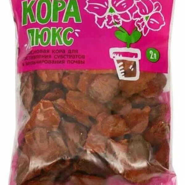Дренаж для растений Кора Ангорской сосны Люкс, 2 л