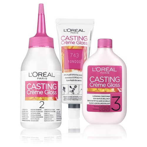 

Стойкая краска-уход для волос L'Oreal Paris "Casting Creme Gloss" без аммиака, оттенок 1021, Светло-светло-русый перламутровый