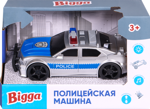 

Игрушка инерционная BIGGA Полицейская машина со световыми и звуковыми эффектами