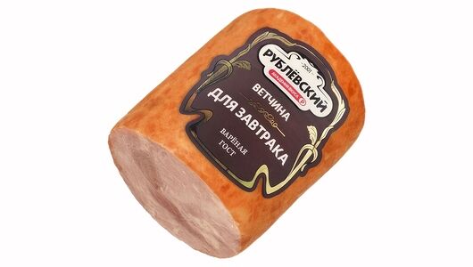 Ветчина для завтрака из свинины варёная ТМ Рублёвский 400г