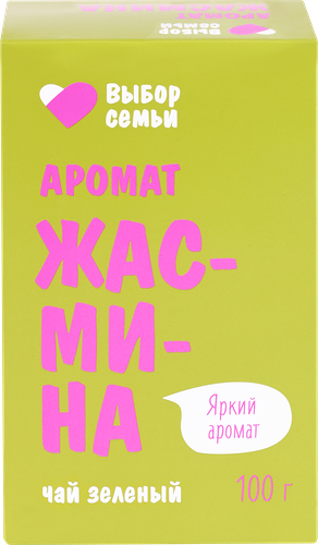 Чай зеленый Выбор семьи с ароматом жасмина