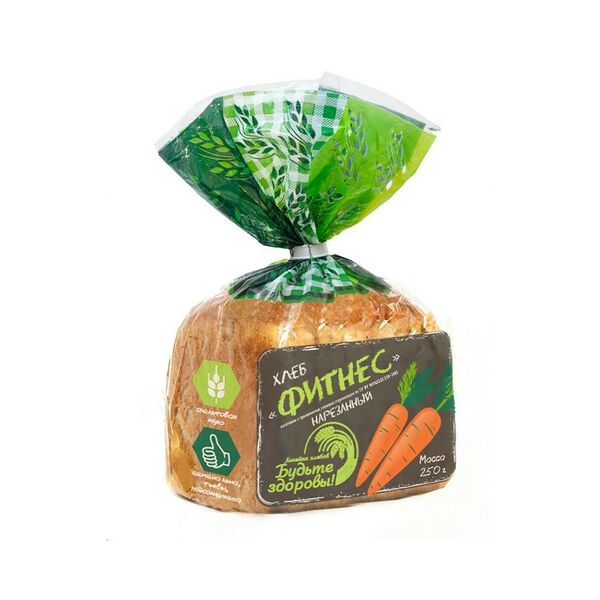 Хлеб Фитнес форм нар уп стер 250г Слуцкий х/з с доб