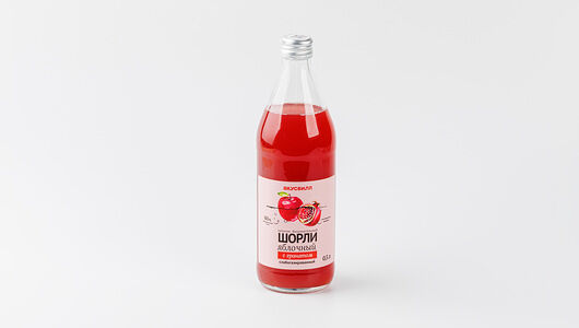 Напиток Вкусвилл Шорли яблочный с гранатом 500мл
