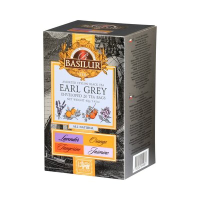Чай черный Basilur Earl Grey Ассорти аром 20конв*2г