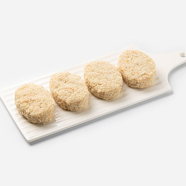 Котлеты из минтая с овощами мороженые, вес