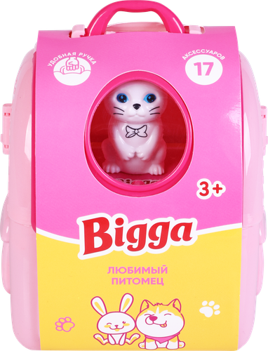 

Набор игровой Bigga Питомец в переноске в ассортименте арт. B1573617