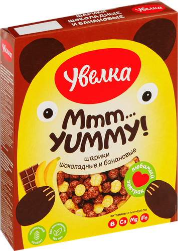 

Шарики Увелка шоколадные и банановые