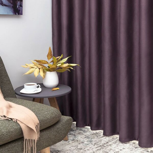 Портьера LEGRAND Тотал, 180х260см, пурпур, на шторной ленте