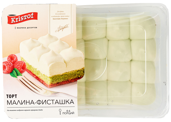 Торт Kristof Малина-Фисташка 450 г