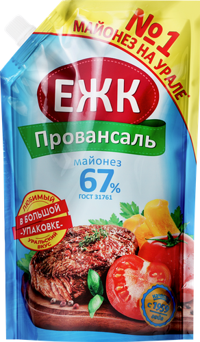 

Майонез ЕЖК Провансаль 67% 700 мл