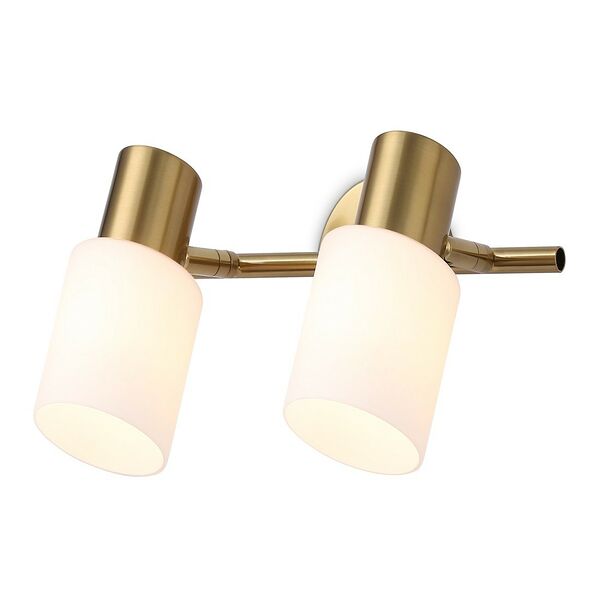 Спот Traditional TR3969/2, E27, 40 Вт, латунь, белый матовый 26x8x21 см