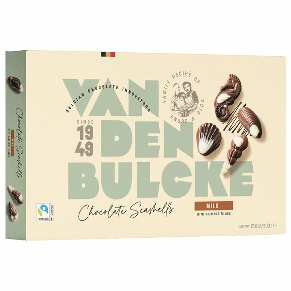 Конфеты Vandenbulcke Морские ракушки шоколадные 500г