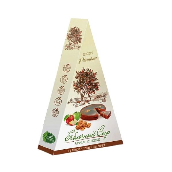 Яблочный сыр с грецким орехом