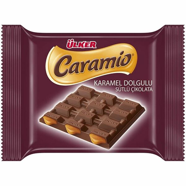 Плитка Ulker Caramio молочная с карамельной начинкой 55 г