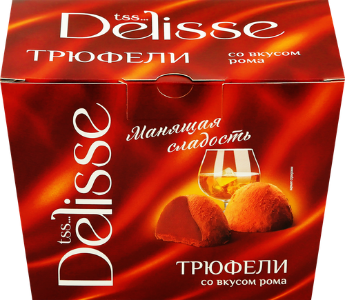 

Конфеты Delisse Трюфель со вкусом рома 175 г
