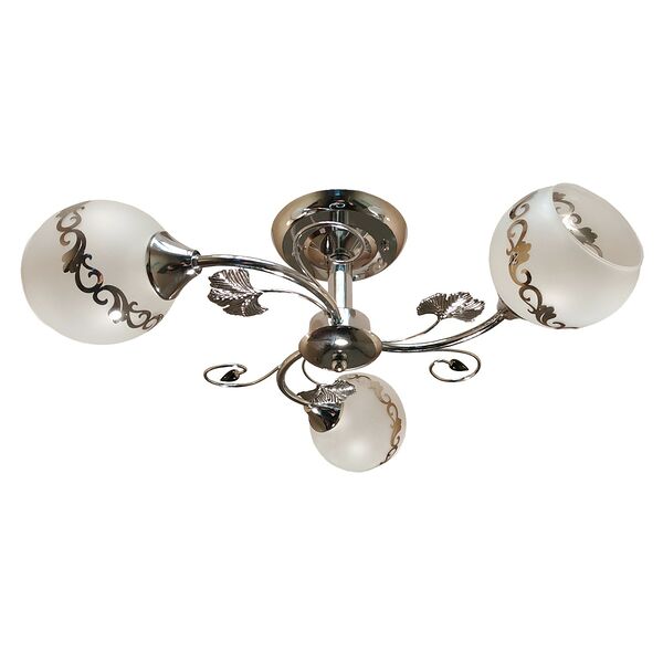 Люстра A 1312/3 темный хром 3х60 Вт E27 220 В