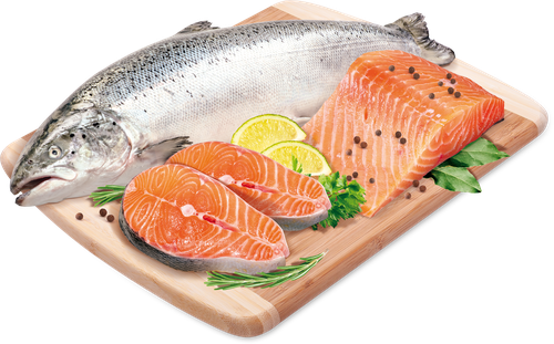 

Лосось Атлантический ЛЕНТА FRESH филе (из замороженного сырья), вес до 1000г