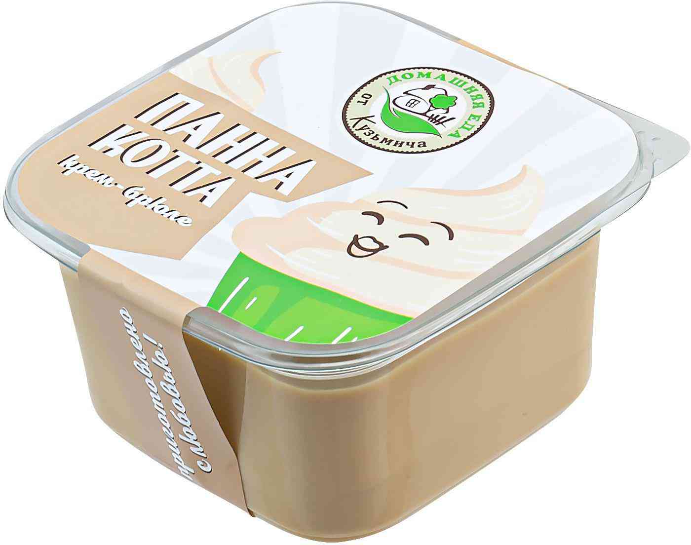 

Панна-котта Домашняя еда от Кузьмича крем-брюле 180 г