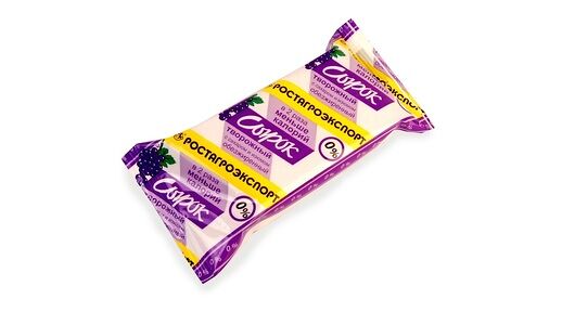 Сырок творожный Ростагроэкспорт с изюмом 0% 90г