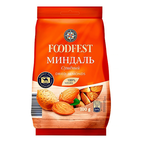 Ядра орехов Foodfest миндаля 100г