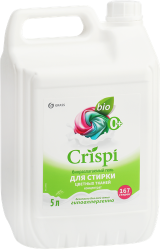 

Гель для стирки цветного белья Grass Crispi концентрат 5 л