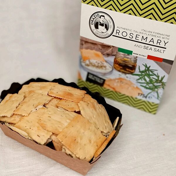 Крекеры итальянские Розмарин и морская соль, Италия, 175г