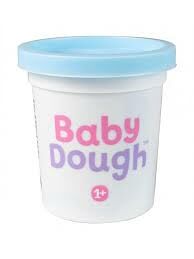 Тесто для лепки в баночке BabyDough, нежно-голубой 100г BD007