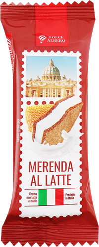 Пирожное бисквитное Dolce Albero с молочно-медовым кремом, без змж, 28 г