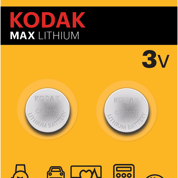 Батарейки Kodak Max Lithium Cr2025