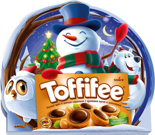 

Конфеты TOFFIFEE Санта с лесным орехом, 125г