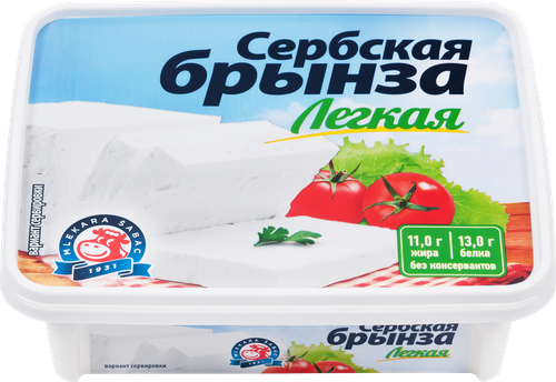 

Сыр мягкий Mlekara Sabac Сербская брынза легкая 25% 250 г