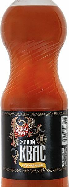 Квас Русский узор Окрошечный нефильтрованный неосветленный 1.5л