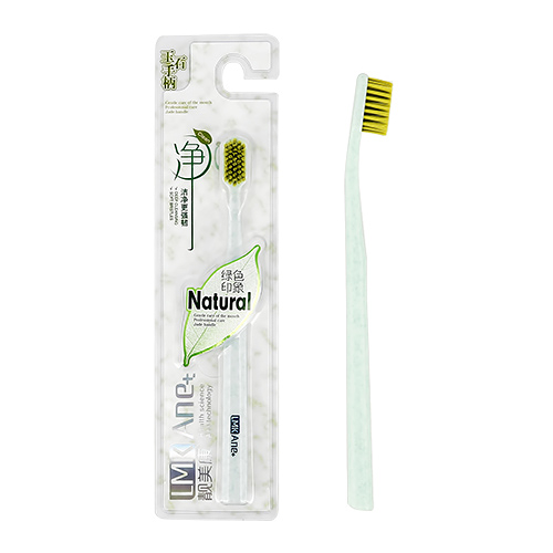 Щетка зубная `LMK ANE+` NATURAL мягкая green
