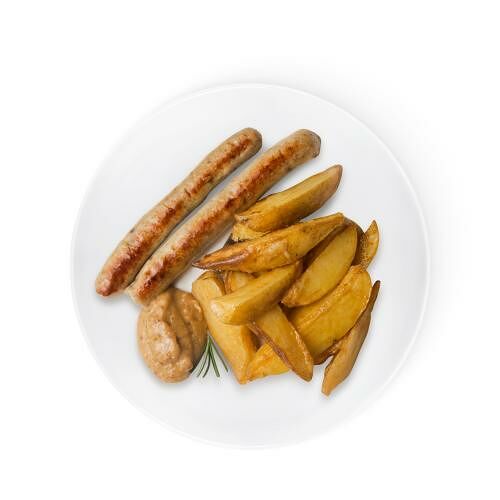 Колбаски М-Кухня с соусом и картофелем 210 г