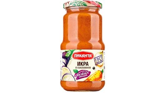 Икра из баклажанов ПИКАНТА, 450г