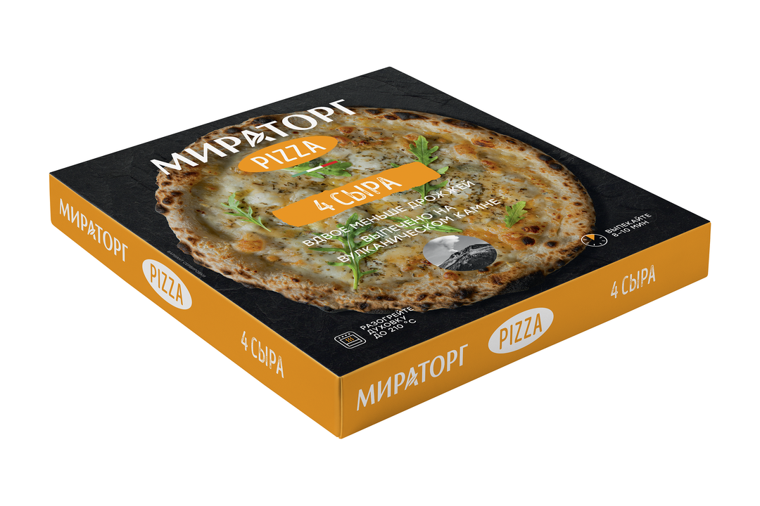 

Пицца Мираторг 4 сыра замороженная 390 г