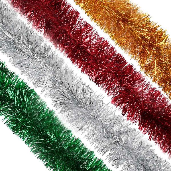 Сноу бум мишура 13х200см, пвх, 4 цвета