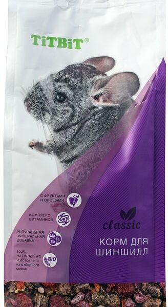 Корм для шиншил TiTBiT Classic 500г