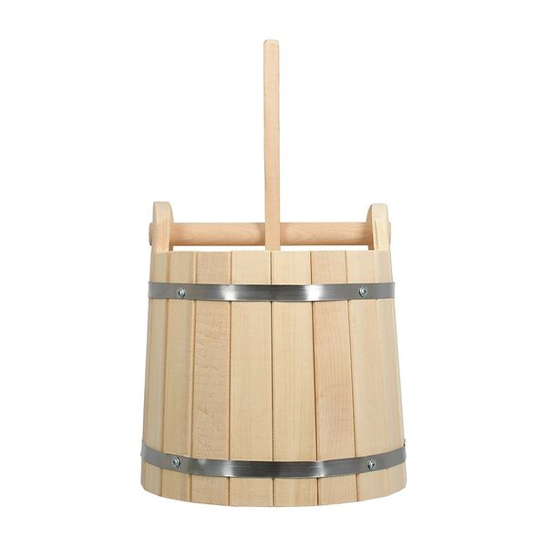 Кадка для заготовки солений Банные штучки с гнётом и замком, липа, 10 л