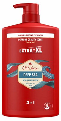 Шампунь-гель для душа Old Spice 3 в 1 Глубокое море (Deep Sea) 1 л