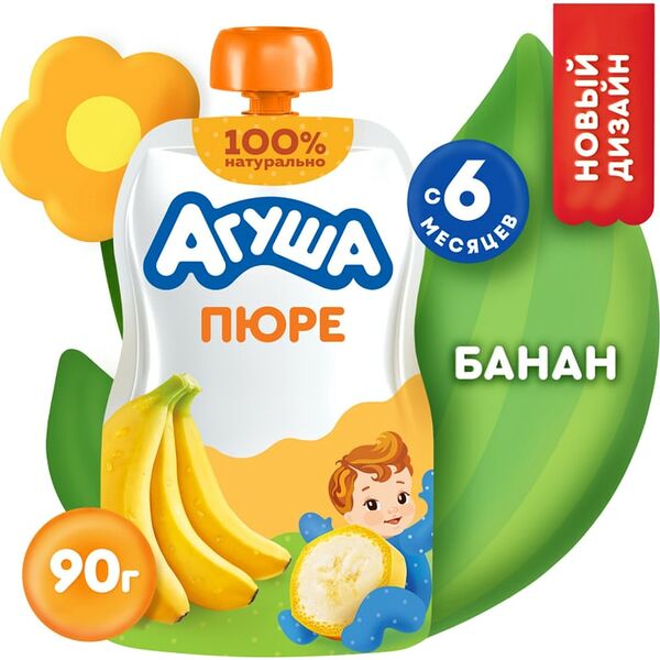 Пюре Агуша Банан 90г