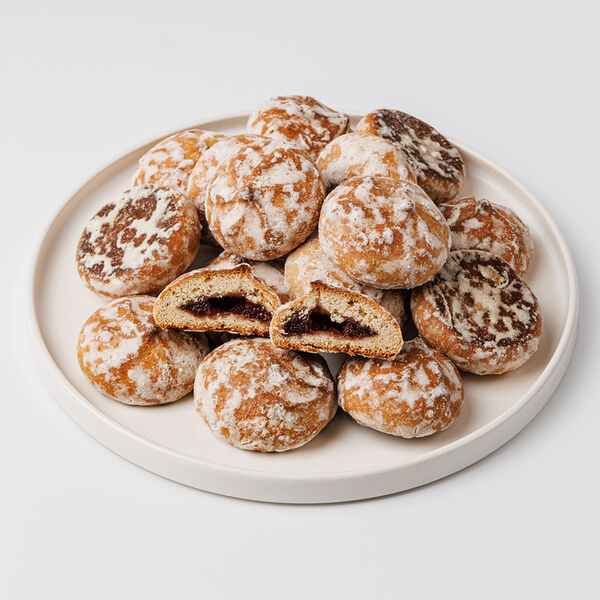 Пряники заварные ВкусВилл с малиновым пюре, 300 г