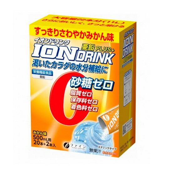 Fine ION Ионный напиток с цинком в стик-пакетах 22 шт