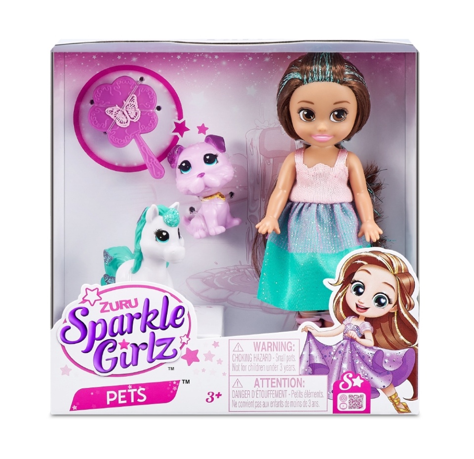 

Набор игровой Zuru Sparkle Girlz Принцесса с питомцами дизайн в ассортименте, 14х14х6 см