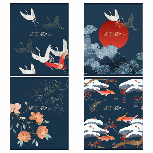 Тетрадь Greenwich Line Refinement, А5, 48 листов, в клетку,  в ассортименте, 1 шт