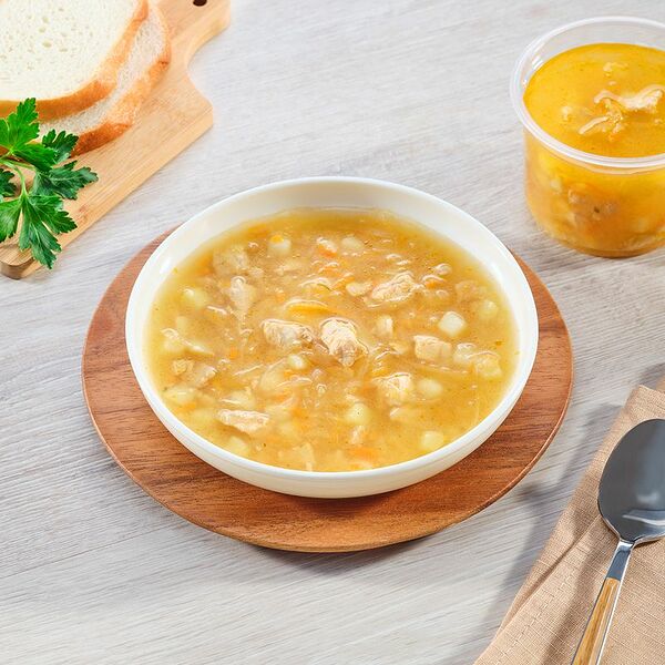 Щи из квашеной капусты с курицей Пятерочка Кафе 250г