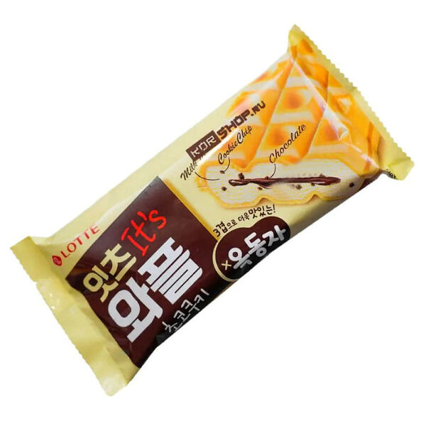 Мороженое сливочное Lotte Ракушка сэндвич на вафлях