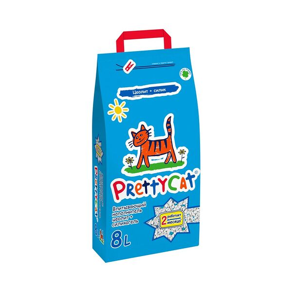 Наполнитель для кошачьего туалета PRETTYCAT Naturel впитывающий 4кг