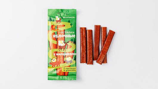 Пастилки яблочные с маршмеллоу